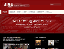 Tablet Screenshot of jivemusic.at